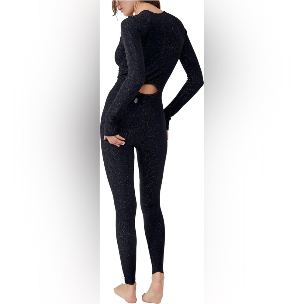 NWT Free People Movement Flash Forward Onesie - Black - Size XS/S - Picture 3 of 13